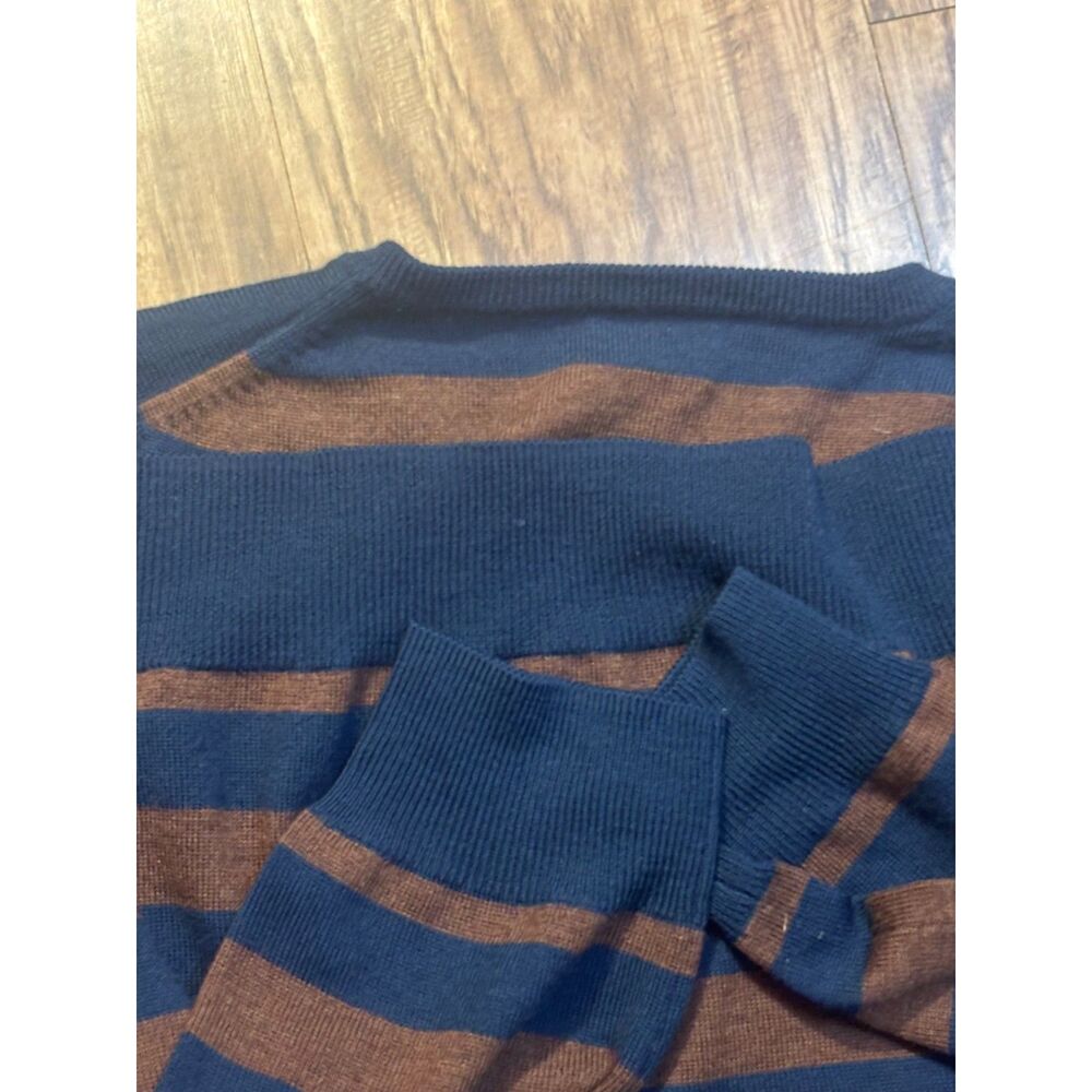 j‎ crew merino wool sweater v neck preppy dark academia old money quiet luxury L - Picture 7 of 9